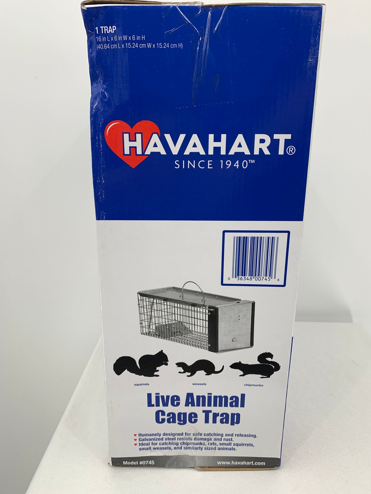 Havahart Live Animal Cage Trap Small Animals Model 0745 New