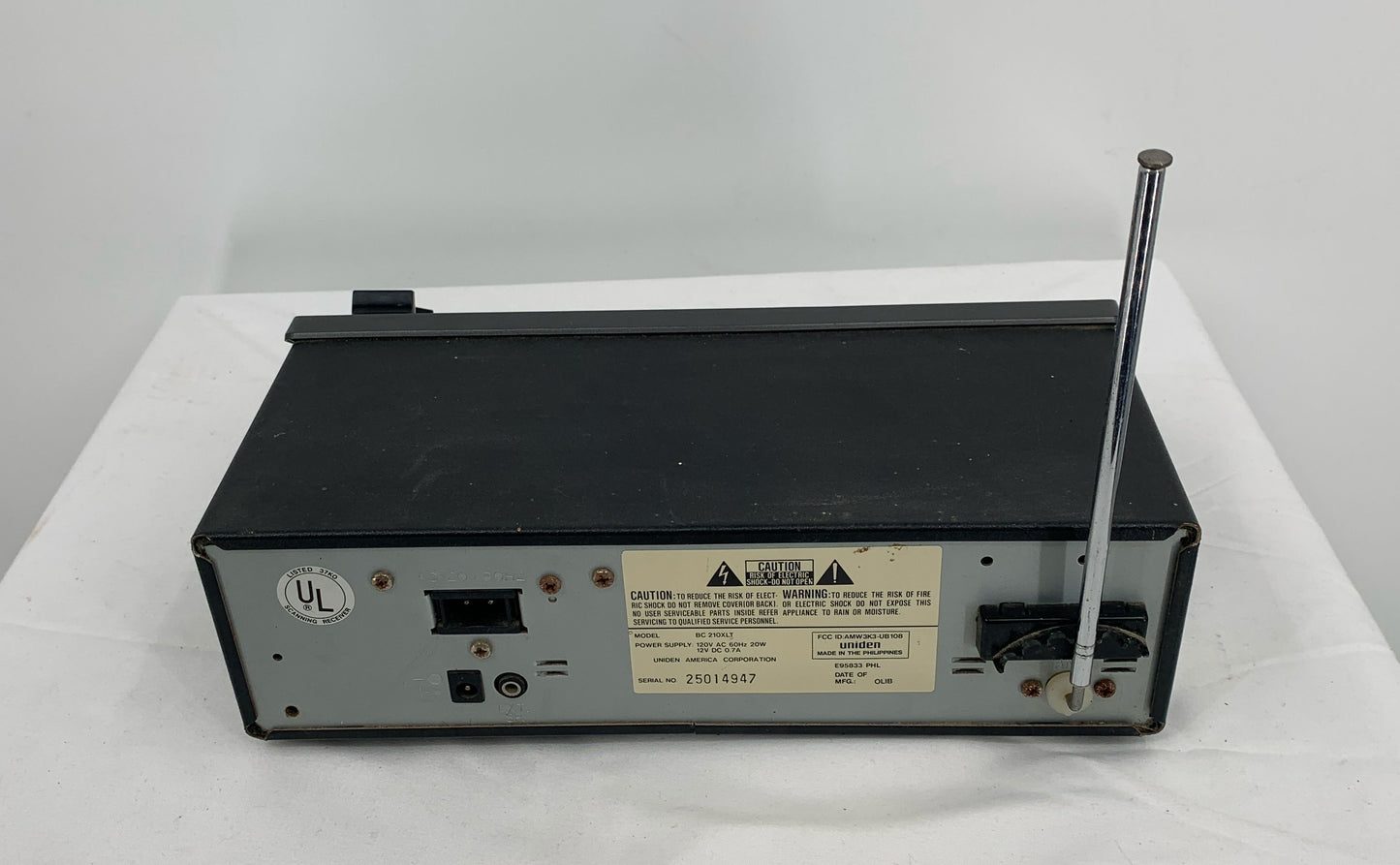 Vintage Uniden Bearcat 210XLT-40 Channel Radio Scanning System-W/ Antenna-Tested