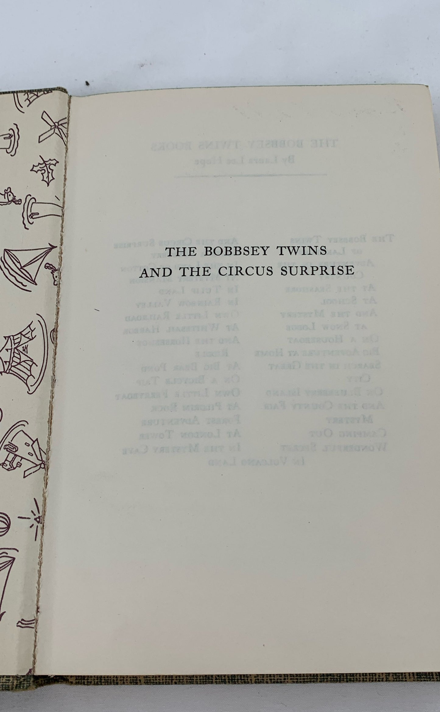 Vintage Children's Books, Folk Stories & The Bobbsey Twins Lot Of 2
